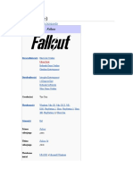 Fallout Datos Interesantes