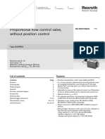 Proportional Flow Control Valve, Without Position Control: List of Contents Features