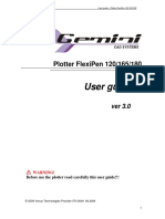 Plotter Flexipen 120-165-180 User Guide v3.0