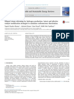 Ethanol Steam Reforming For Hydrogen Production - Latest and Effective Catalyst Modification Strategies To Minimize Carbonaceous Deactivation