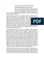 Sistema de Gestión de Seguridad y Salud en El Trabajo