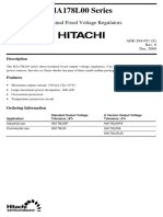 HA178L00 Series: 3-Terminal Fixed Voltage Regulators