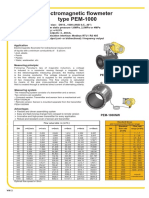 Electromagnetic Flowmeter Type PEM-1000: Application