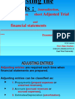 Adjusting Account, WORK SHEET-FINAL