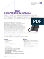 Alcatel-Lucent 8008/8008G Deskphone