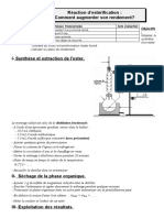 Réaction D'estérification: Comment Augmenter Son Rendement?