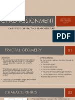 Cpad Assignment: Case Study On Fractals in Architecture