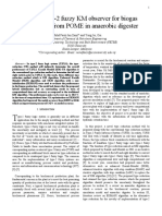 Hybrid Type-2 Fuzzy KM Observer For Biogas Production From POME in Anaerobic Digester