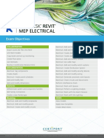 ACP Revit MEP Electrical Exam Objectives