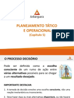 Aula 5 - Capitulo 5 - Planejamento Tático e Operacional