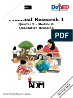 SHS Applied PracticalResearch12 Q2 Mod3 QualitativeResearch