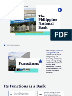 The Philippine National Bank History and Functions