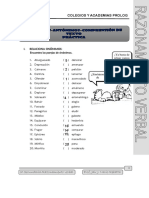 Practicando - Sinónimos-Antónimos-C. de Texto