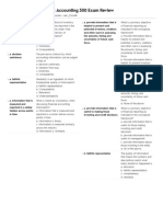 Chapter 2 Accounting 300 Exam Review