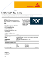 Sikagrout®-215 (New) : Product Data Sheet