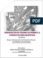 Tarea 2.1 Ensayo y Resúmen Sobre Las Perspectivas y Modelos en Psicopatología Neika Natalia Tejeda Zorrilla