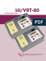 VBT-60/VBT-80: Vacuum Bottle Testers BTTLTT Vacuum Bottle Testers