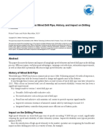 OTC-28735-MS High Speed Telemetry On Wired Drill Pipe, History, and Impact On Drilling Process