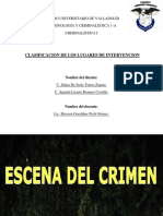 Clasificacion de Lugares de Intervención.