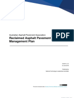 Reclaimed Asphalt Pavement (RAP) Management Plan