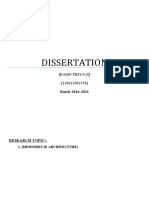 Xar 905 Dissertation