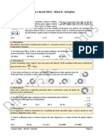 Prova Nível B 2014 Resoluções PDF