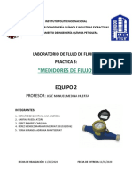 Practica Medidores de Flujo