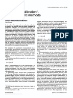 Multivariate Calibration . II. Chemometric Methods: Tormod Naes and Harald Martens