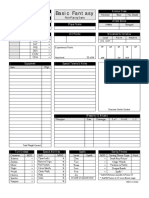 Basic Fantasy Character Sheet 3 PDF