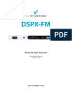 DSPX-FM v3.20 Manual PDF