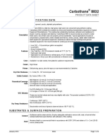 Carbothane 8832: Selection & Specification Data