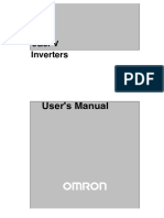 3G3PV Series Advanced General-Purpose Inverter Users Manual - I537-E2-01 PDF