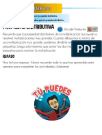 Propiedad Distributiva: Repaso