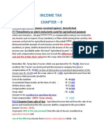 INCOME TAX 9th Chapter