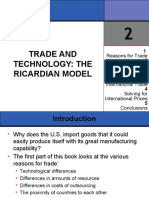 Trade and Technology: The Ricardian Model