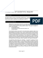 Principles of Scientific Inquiry