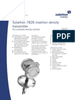 Solartron 7828 Insertion Density Transmitter: The Complete Density Solution