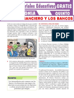 Sistema Financiero y Los Bancos para Quinto Grado de Secundaria