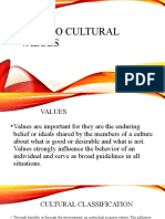 Filipino Cultural Values