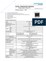 Pressure Sensor Single Output Model