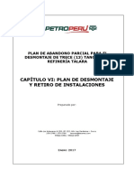 Plan de Desmontaje de Tanques y Retiro de Instalaciones