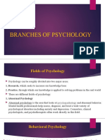 Branches of Psychology