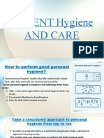 PATIENT Hygiene AND CARE