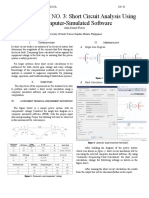 ASSESSMENT NO. 3: Short Circuit Analysis Using A Computer-Simulated Software