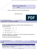 2.2 Sequences and Limits of Complex Numbers PDF