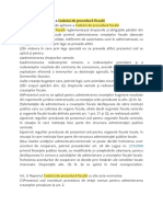 Domeniul de Aplicare A Codului de Procedură Fiscală