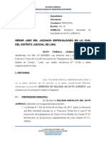 DEMANDA DE NULIDAD DE ACTO JURIDICO Camacho Vivanco