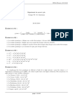 Corrigé TD Matériaux 1 PDF