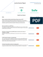 Security Scanner Report PDF