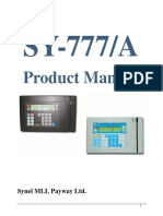 Product Manual: Synel MLL Payway LTD